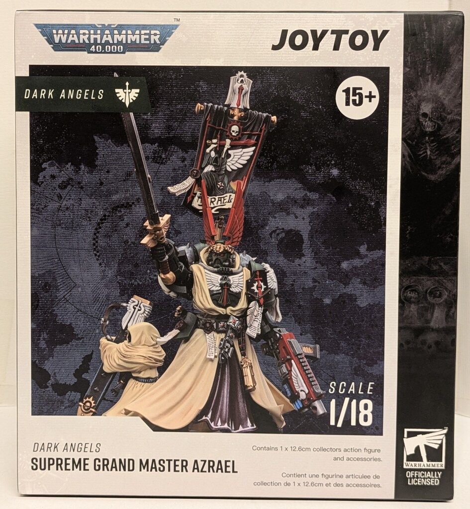 JOYTOY WARHAMMER40000 DARK ANGELS SUPREME GRAND MASTER AZRAEL