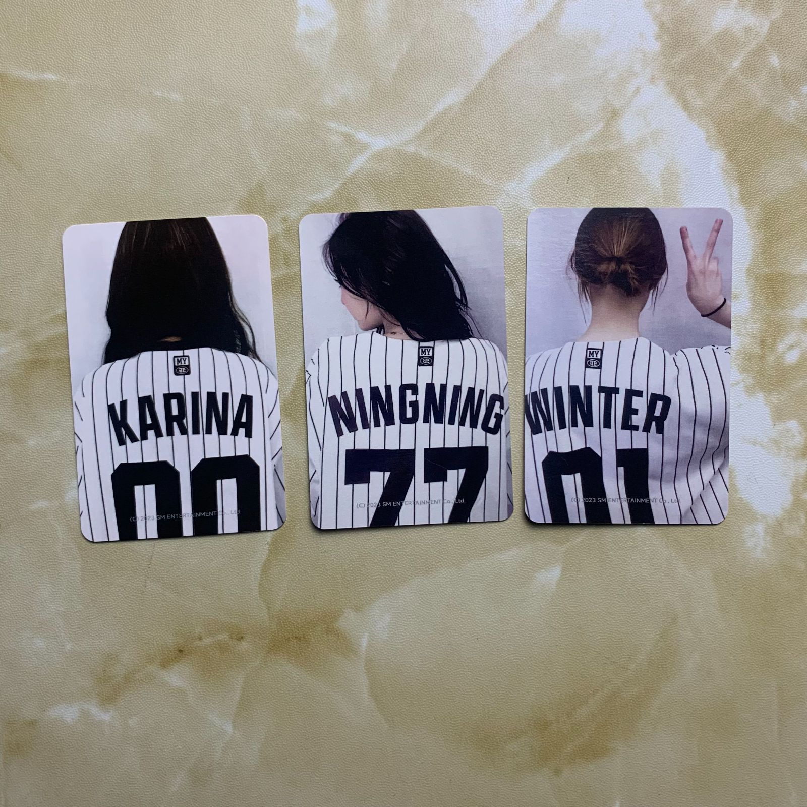 aespa Better Things MD ユニフォーム 野球 トレカ 3枚 セット