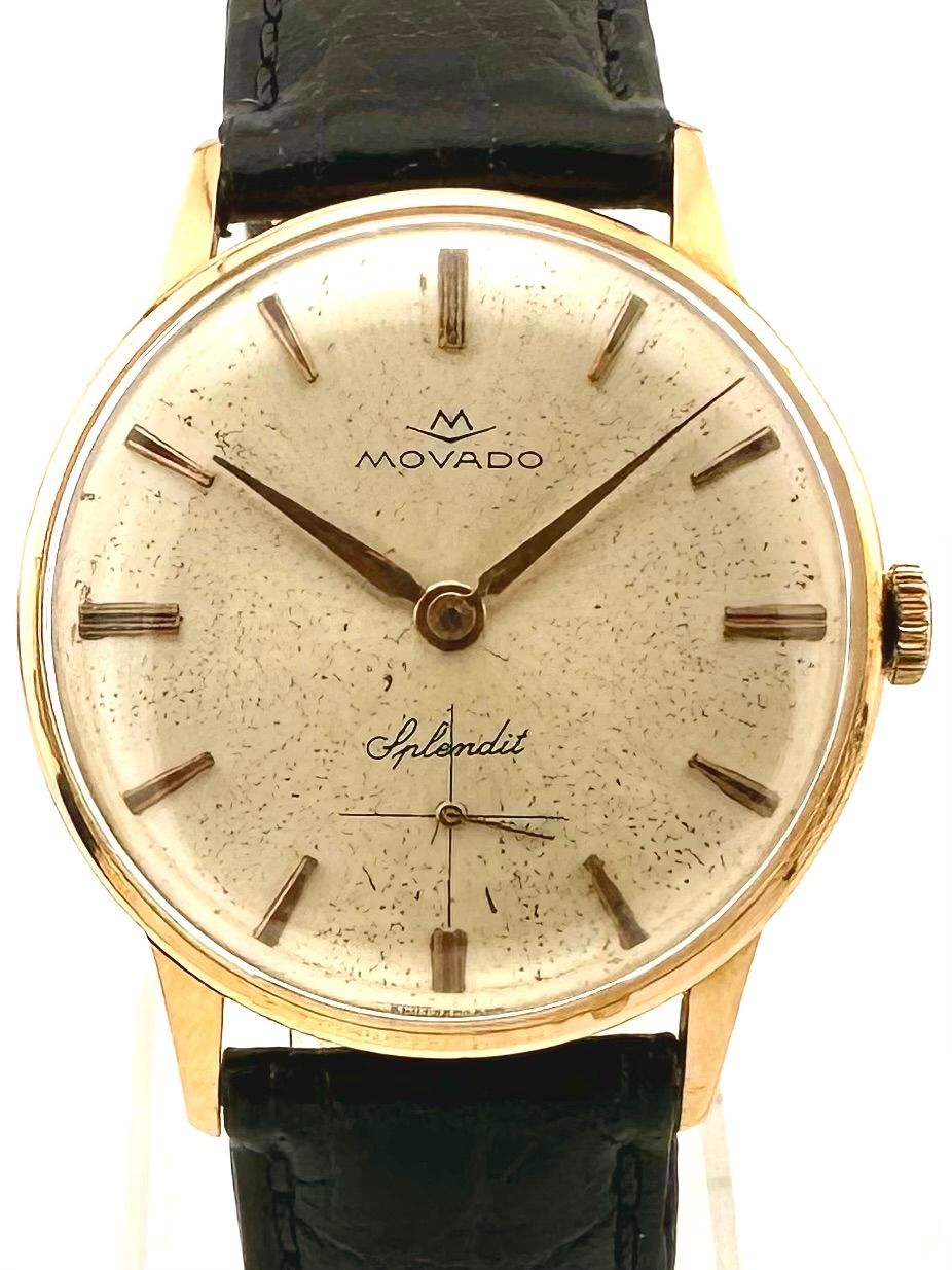 MOVADO 31 40 872 K18WG ダイヤ ミュージアム 金無垢時計