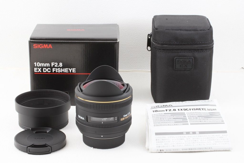 SIGMA 10mm F2.8 フィッシュアイ 箱有り