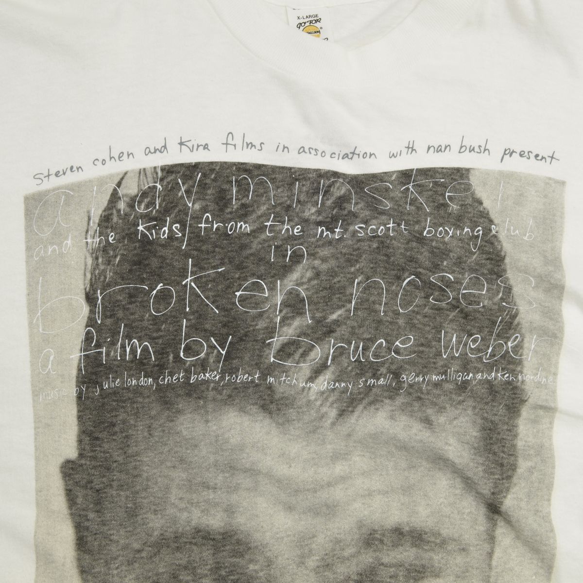 XL【Bruce Weber / ブルース ウェーバー】80s Broken Noses T