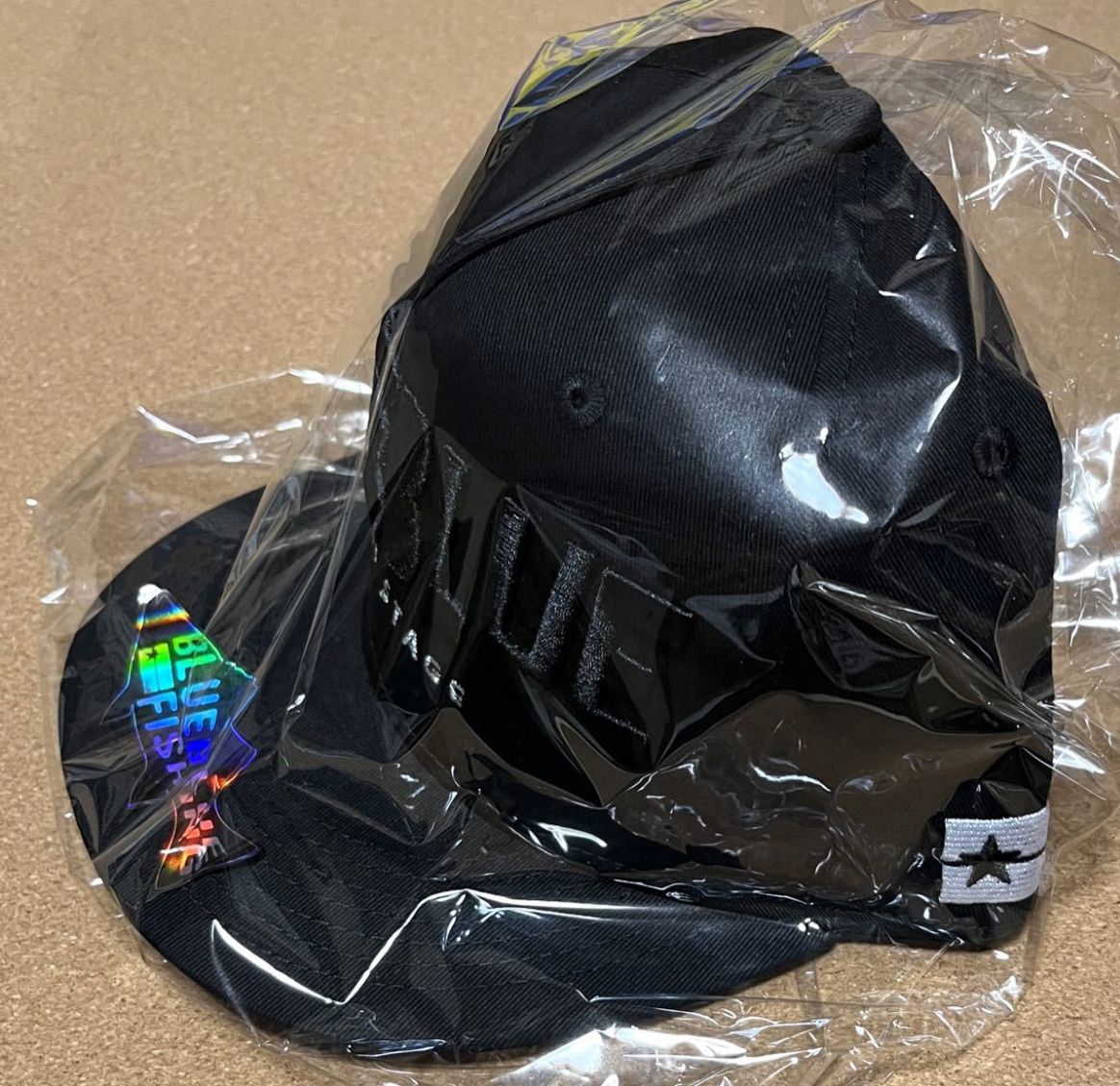 BLUE BLUE - Blue Blue  ブルーブルーフラットキャップ　ブラック　限定品 BlueBlue ブルーブルー フラットキャップ ブラック フリーサイズ
