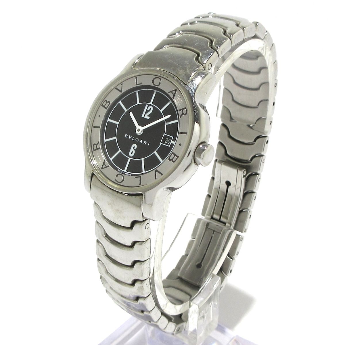 BVLGARI ブルガリ 腕時計 ソロテンポ ST29S レディース 黒