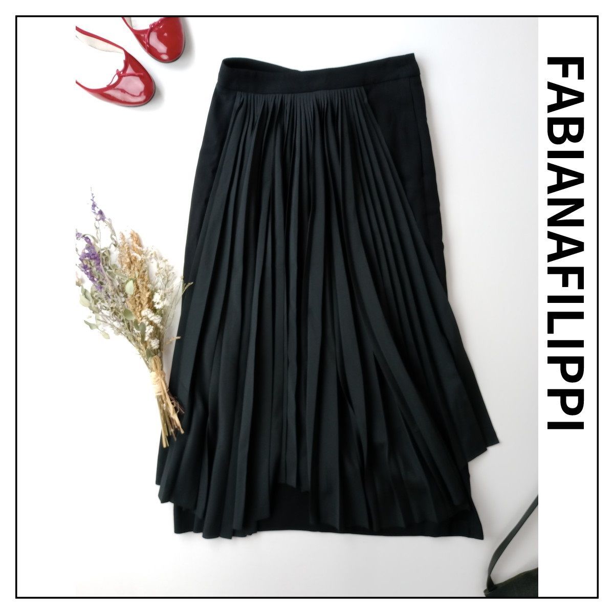 FABIANAFILIPPI ファビアナ フィリッピ ロングスカート アシメ FABIANAFILIPPI ファビアナ フィリッピ ロングスカート アシメ