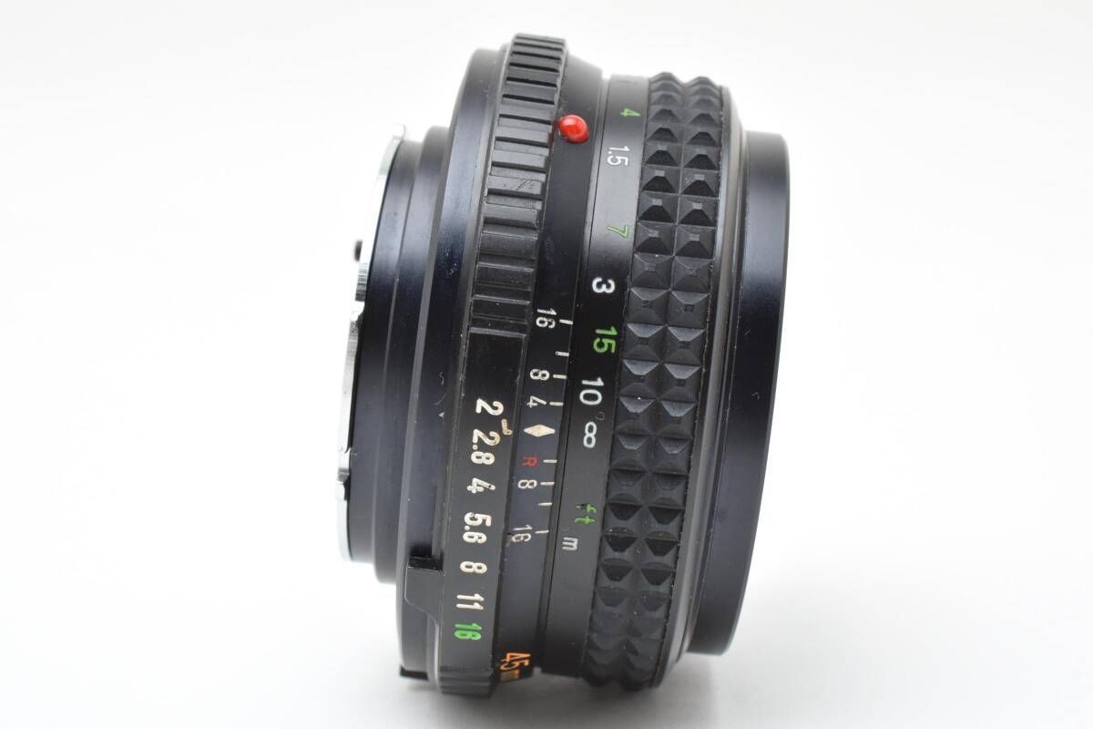 ミノルタ MINOLTA MD ROKKOR 45 mm F 2 Y 0980 A 2296