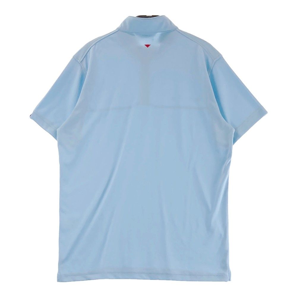 and per se ハーフジップポロシャツ L 水色 AMS9513X2 and per se ハーフジップポロシャツ L 水色 AMS9513X2 楽天市場