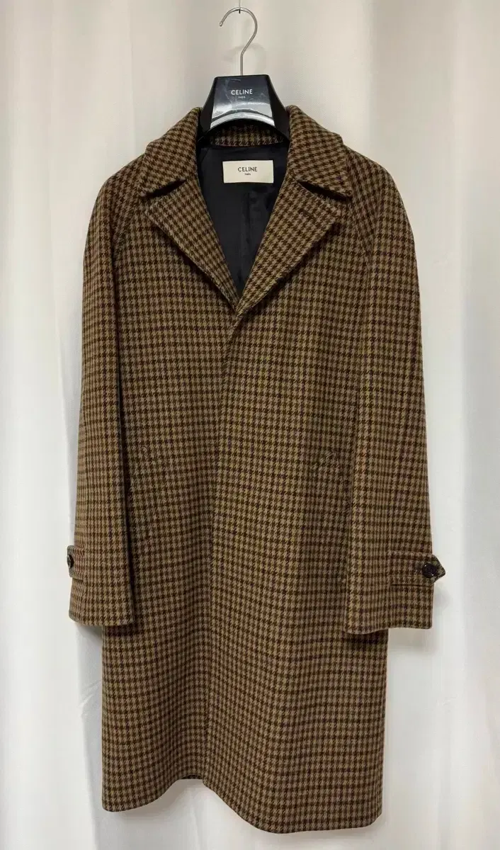 未使用 セリーヌ 46 エディスリマン期 キャメル チェスターコート 未使用 セリーヌ 46 エディスリマン期 キャメル チェスターコート 未