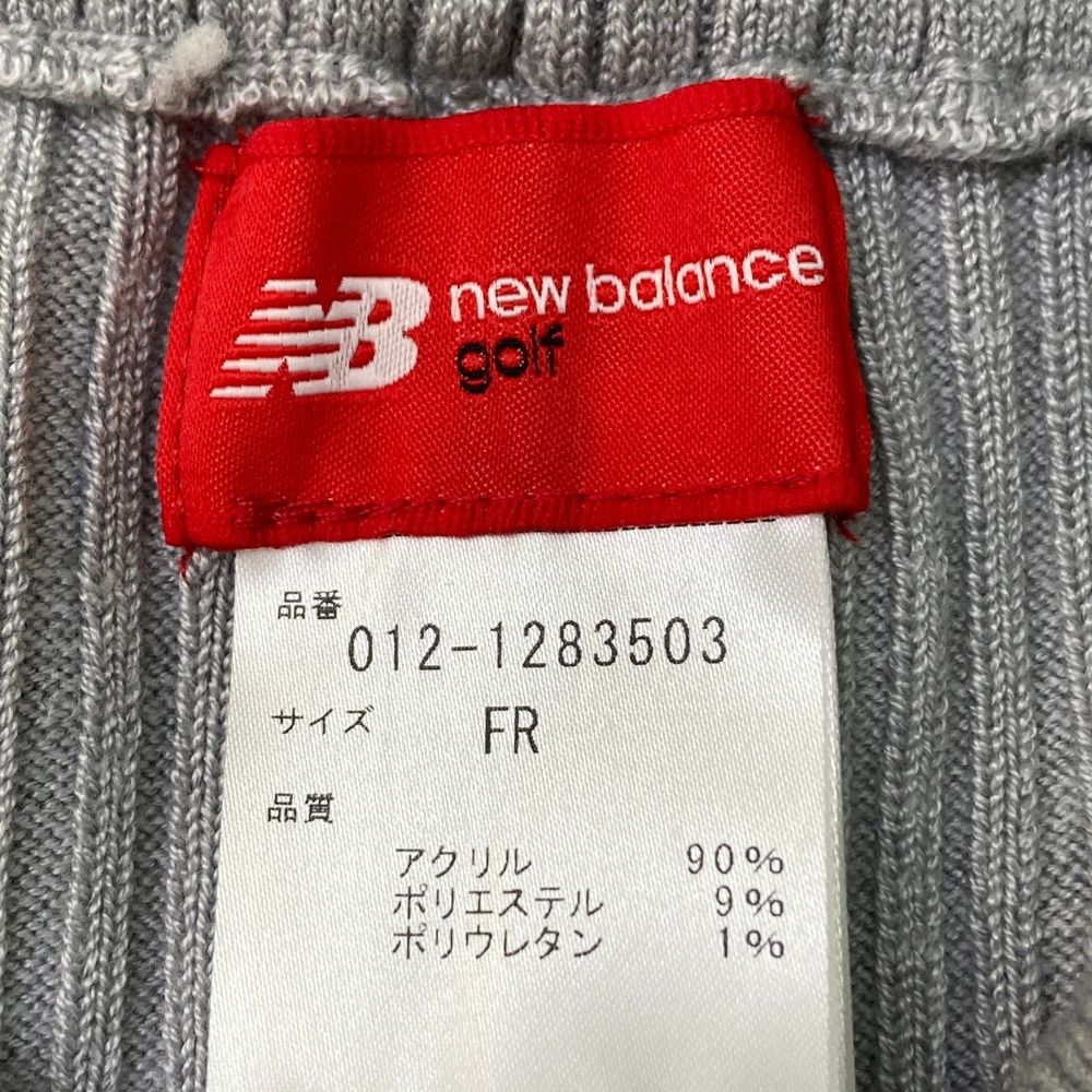 new balance golf - new balance golf ゴルフウェア　ニット　サイズ0 NEW BALANCE GOLF ニューバランス Vネックニットセーター レッド