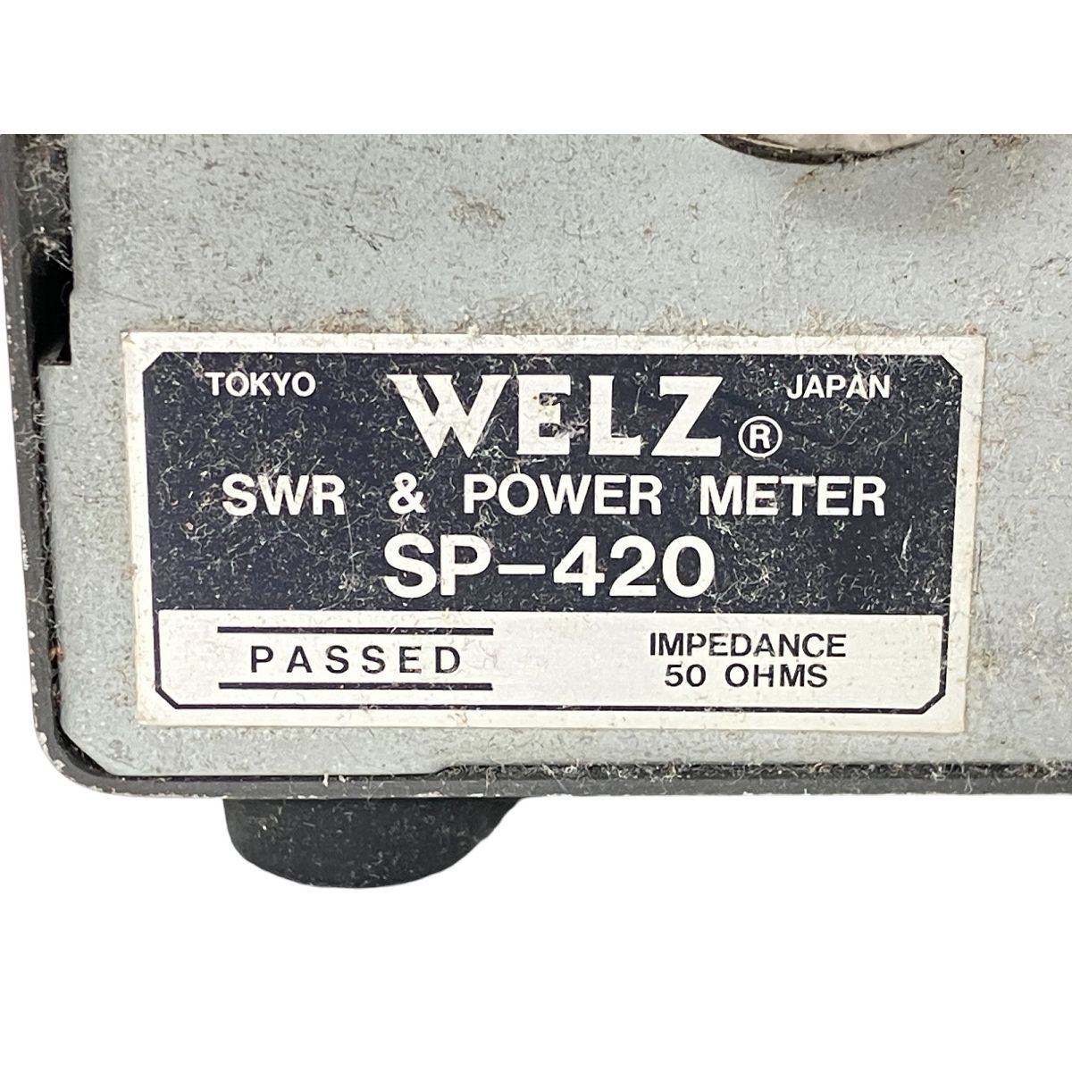 WELZ SP-420 SWR&POWER METER パワー計 パワーメーター ウェルツ ジャンク W9327162