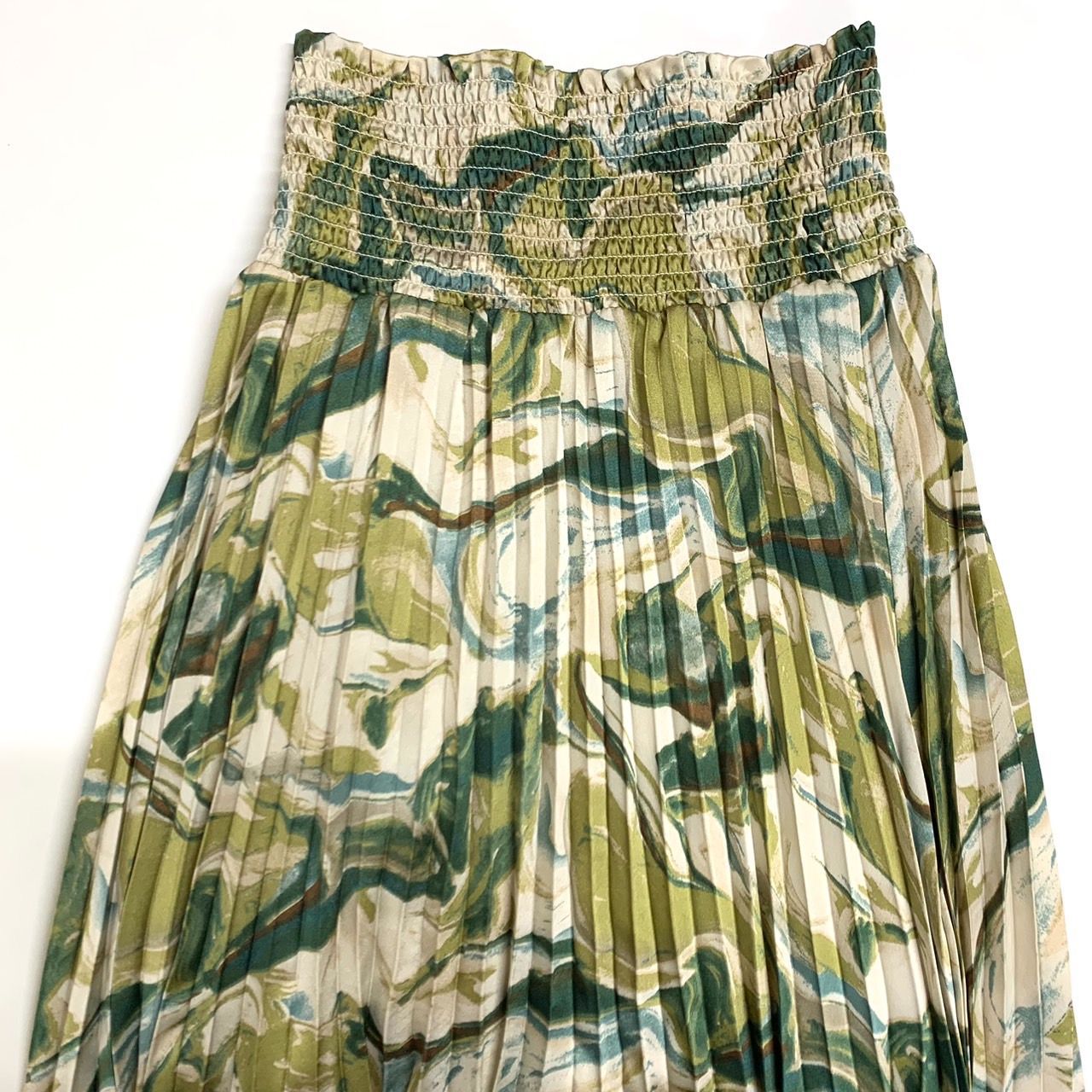 FENNEL】フェンネル/マーブルプリーツロングスカート/9号/未使用品