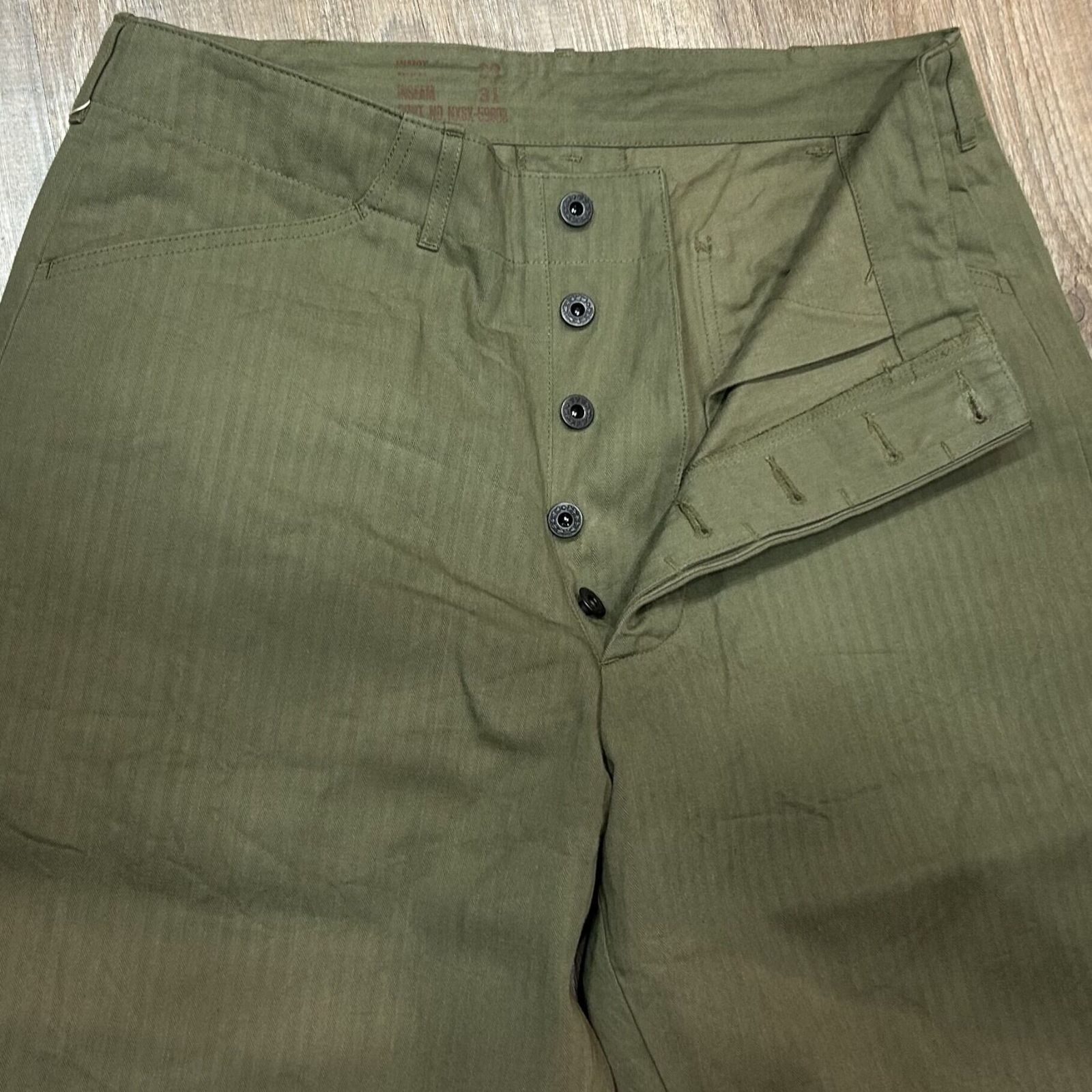 バズリクソンズ N-3 トラウザース アメカジ ミリタリー パンツ 軍パン BR 42290 149 オリーブ