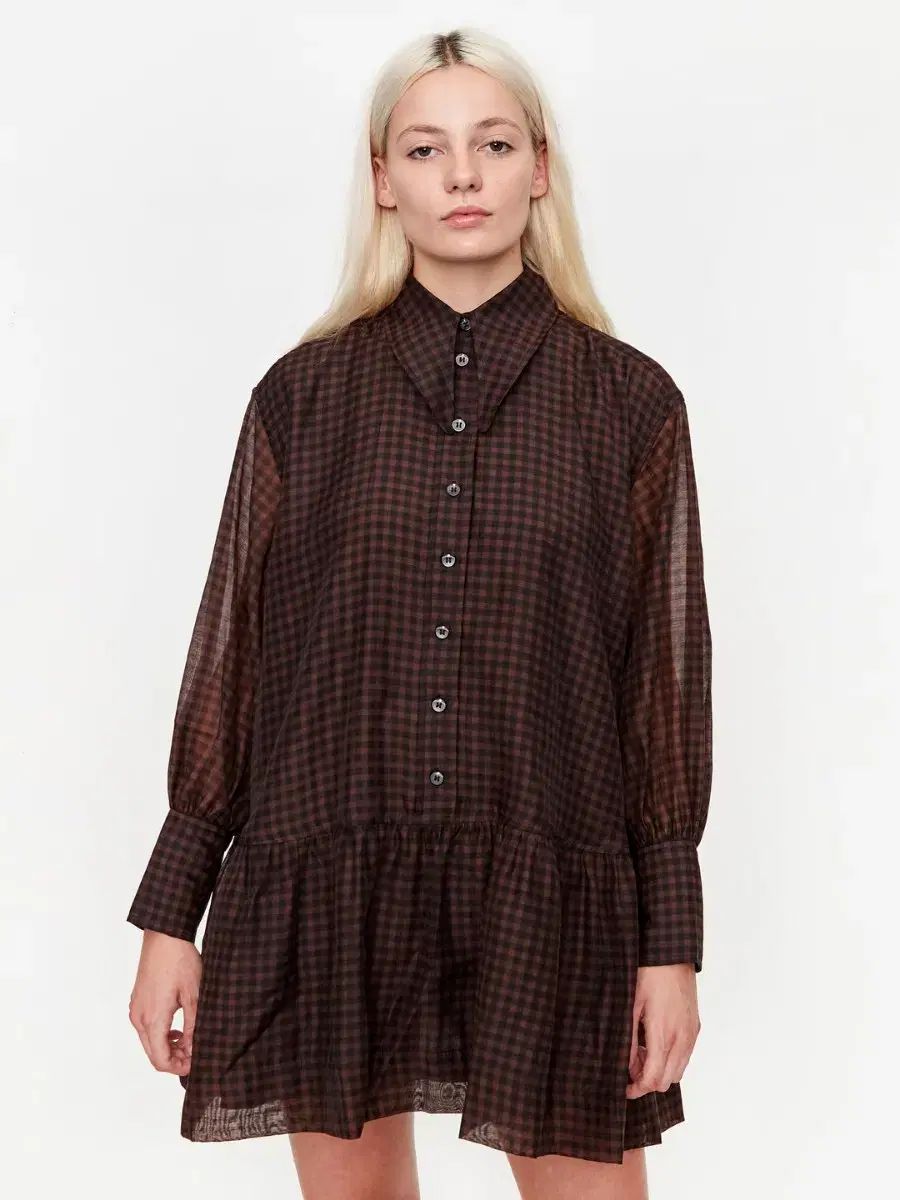 オーガンザ チェック