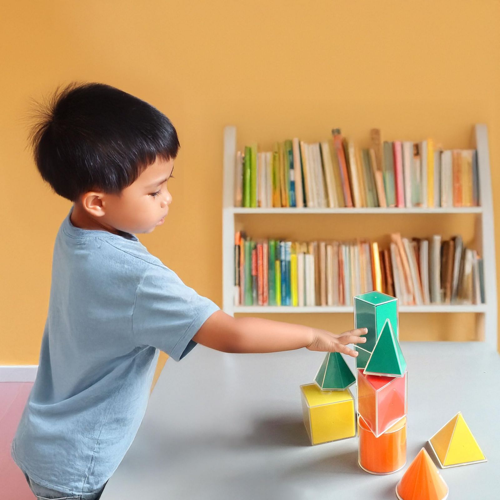 12種類の立体図形教材｜展開図つき｜小学生の算数学習 STEAM教育に