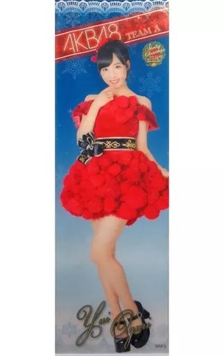 タペストリー 女性 小栗有以 2018クリスマス全身タペストリー 2018MC AKB48 CAFE＆SHOP予約