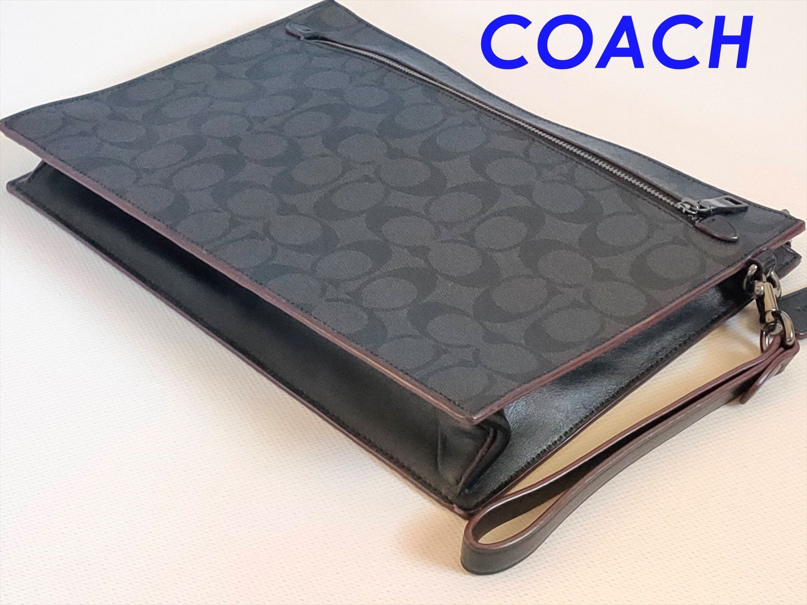 coach クラッチバッグ コーチ COACH シグネチャー メンズ バッグ セカンドバッグ