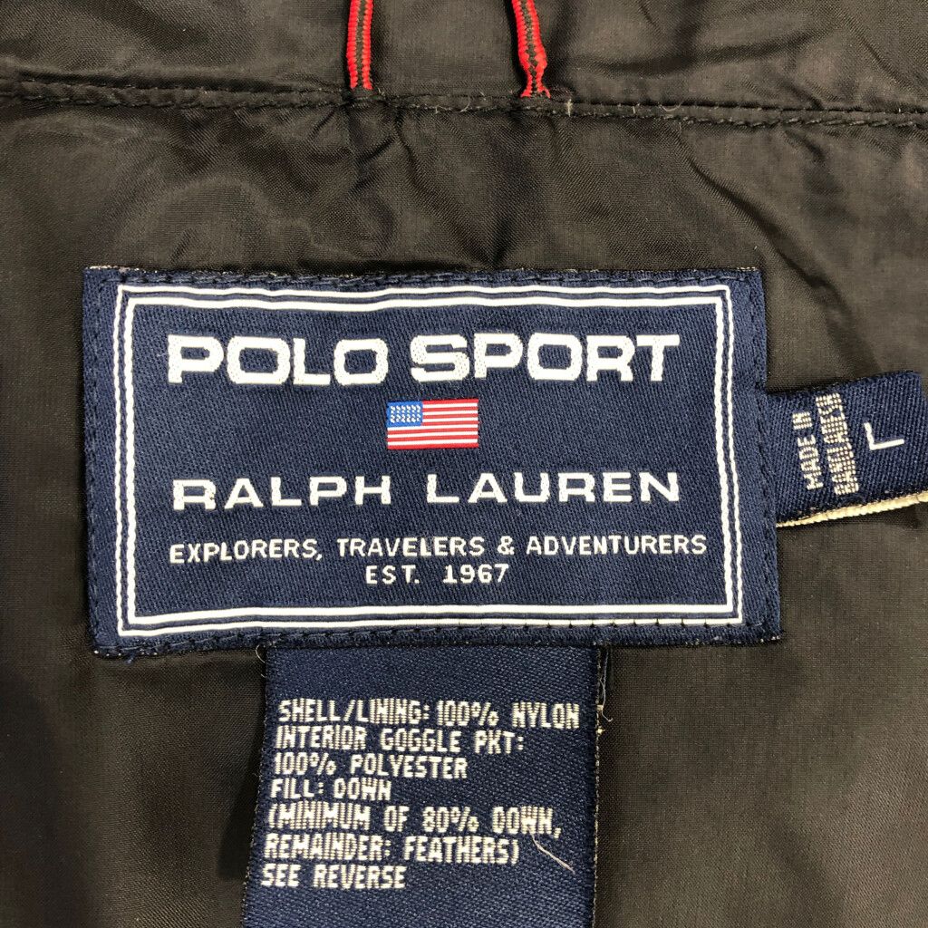 POLO SPORT ポロスポーツ ダウンベスト ラルフローレン ブラック