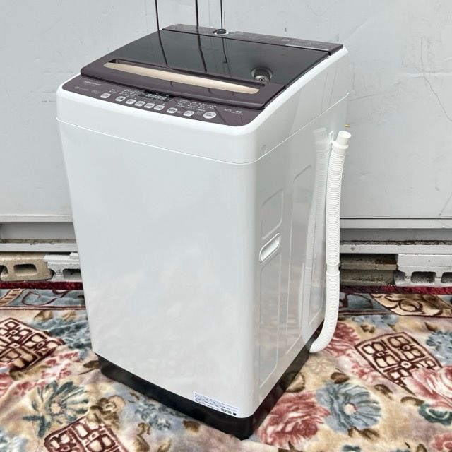 送料無料!! 展示品 全自動電気洗濯機 【中古】動作保証 Hisense ハイセンス HW-DG80C 8.0kg 2024年製 063001 B/20911