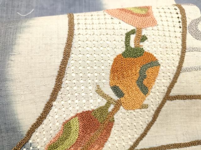 平和屋着物○中国三大刺繍 スワトウ刺繍 汕頭刺繍 相良刺繍 総刺繍 九