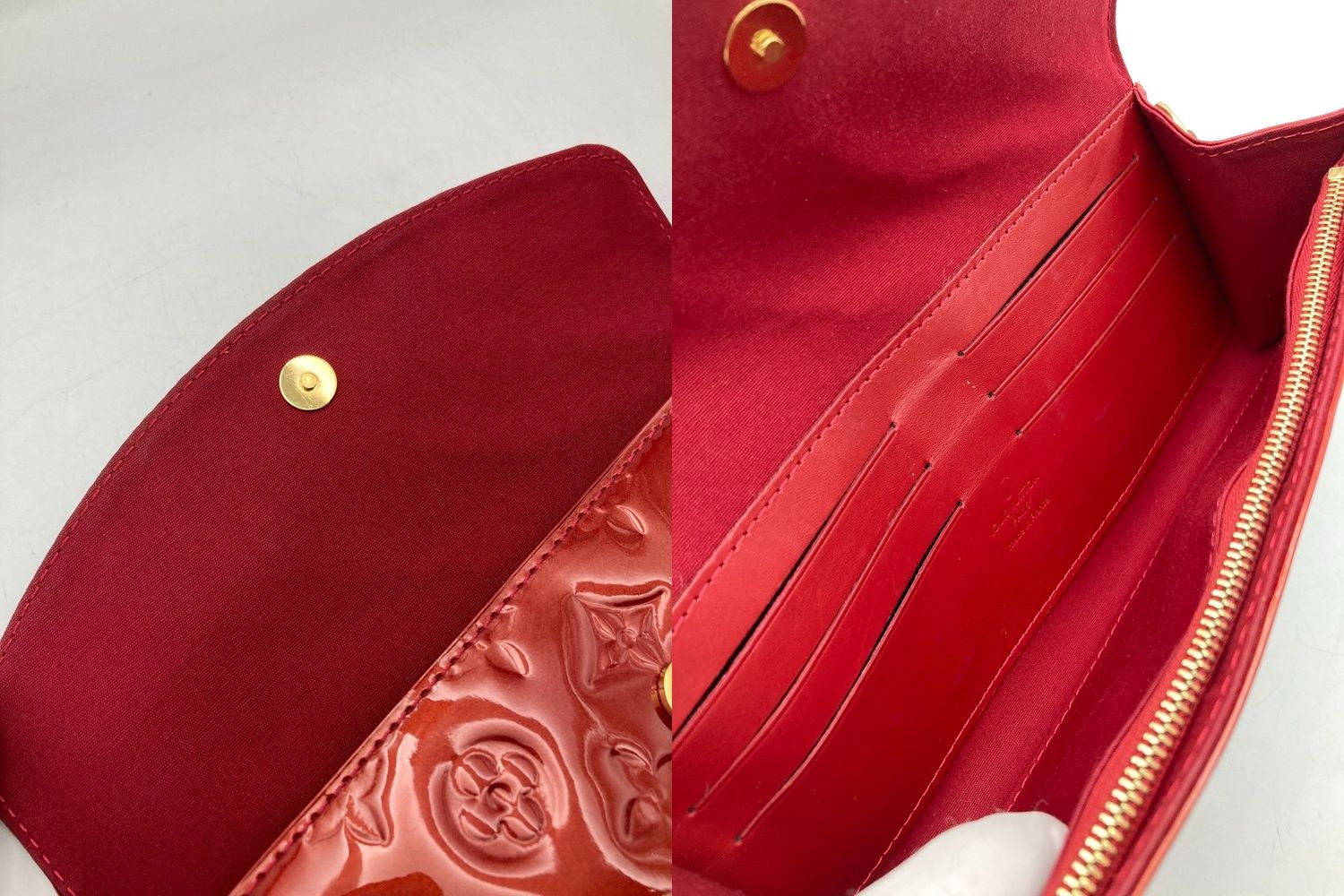 訳あり LOUIS VUITTON ルイヴィトン モノグラムヴェルニ サンセット・ブルーバード M93543 エナメル ショルダー クラッチバッグ 中古 D4 訳あり LOUIS VUITTON ルイヴィトン モノグラムヴェルニ サンセット