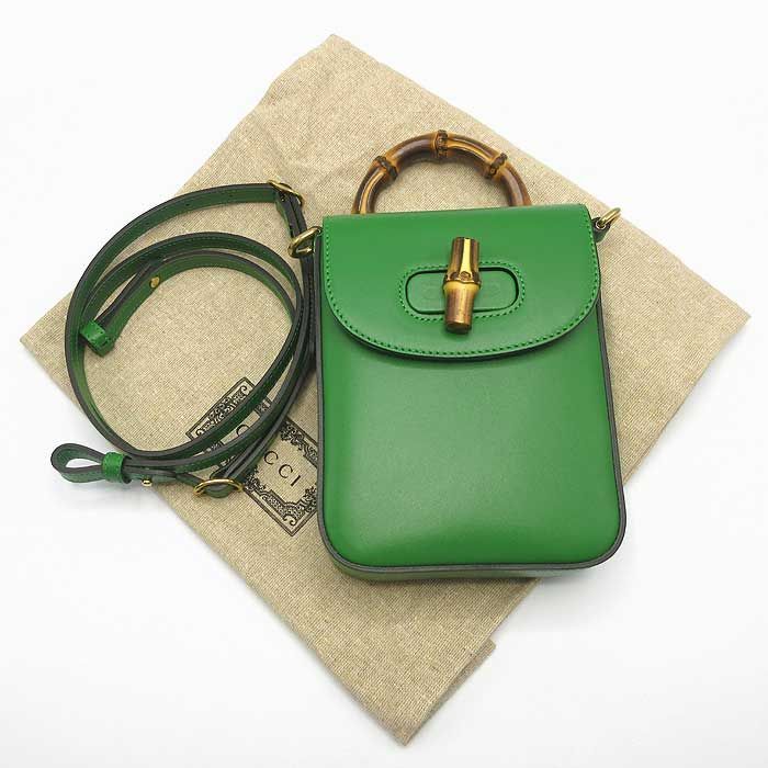グッチ ハンドバック GUCCI バンブー ミニショルダー ミニ
