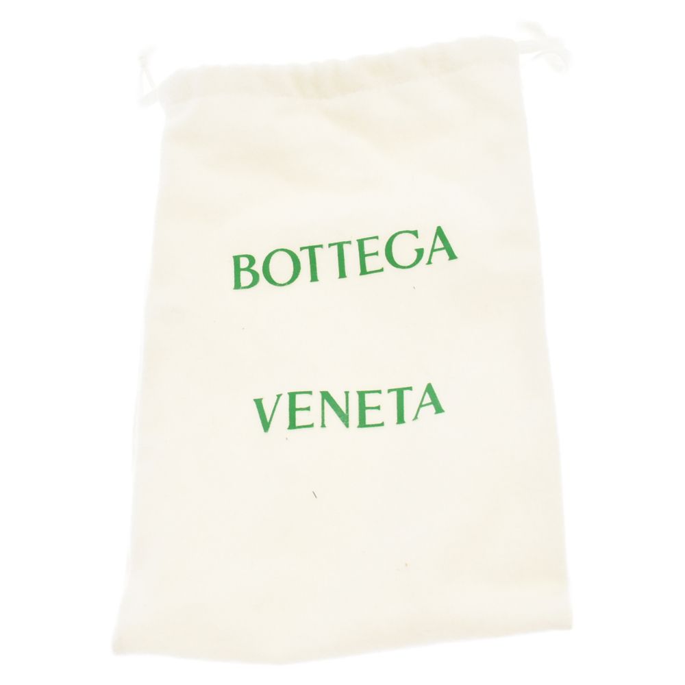 BOTTEGA VENETA (ボッテガヴェネタ) 三つ折り 財布 ブラック/オレンジ ...