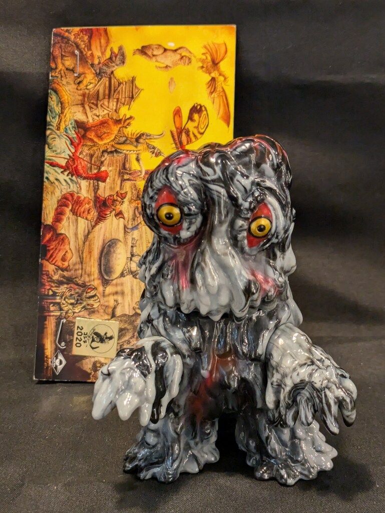 MAXTOY 東宝ミニソフビ怪獣総進撃 ヘドラ完全期 黒 グレーマーブル成型 WF2020冬