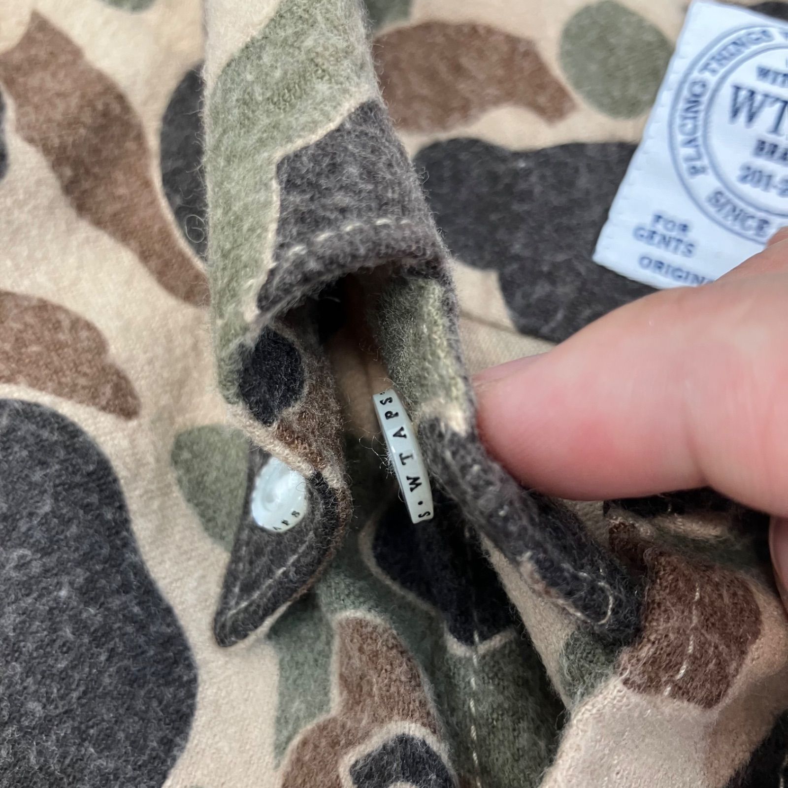 ⭐︎ WTAPS Duck Camo Flannel Shirt ダブルタップス 迷彩