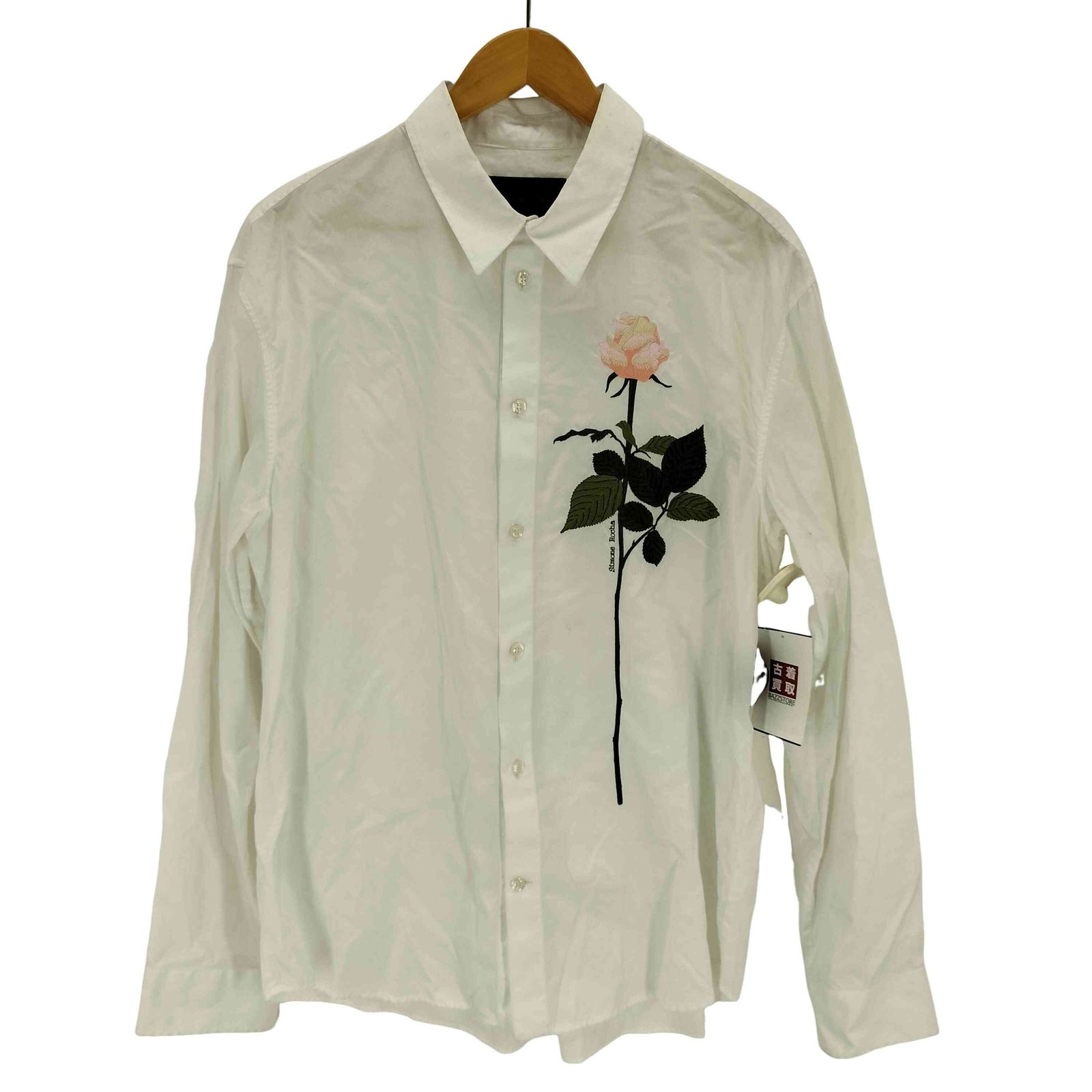 シモーネロシャ Simone Rocha シャツ シモーネロシャ Simone Rocha White Embroidered Shirts メンズ