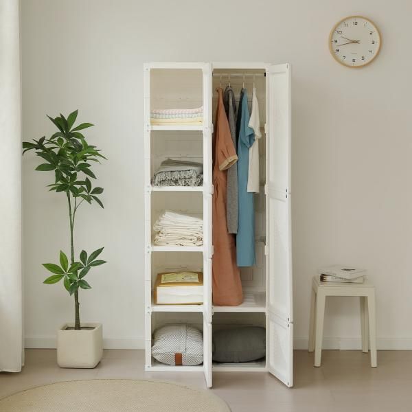 ハンガーラック付き