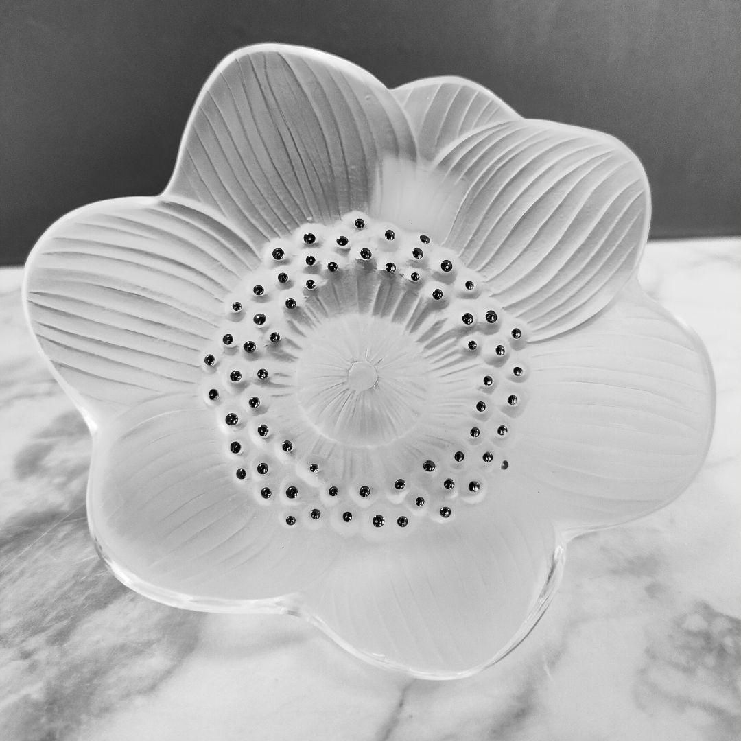 美品◇ルネ ラリック Lalique アネモネ ペーパーウェイト 文鎮
