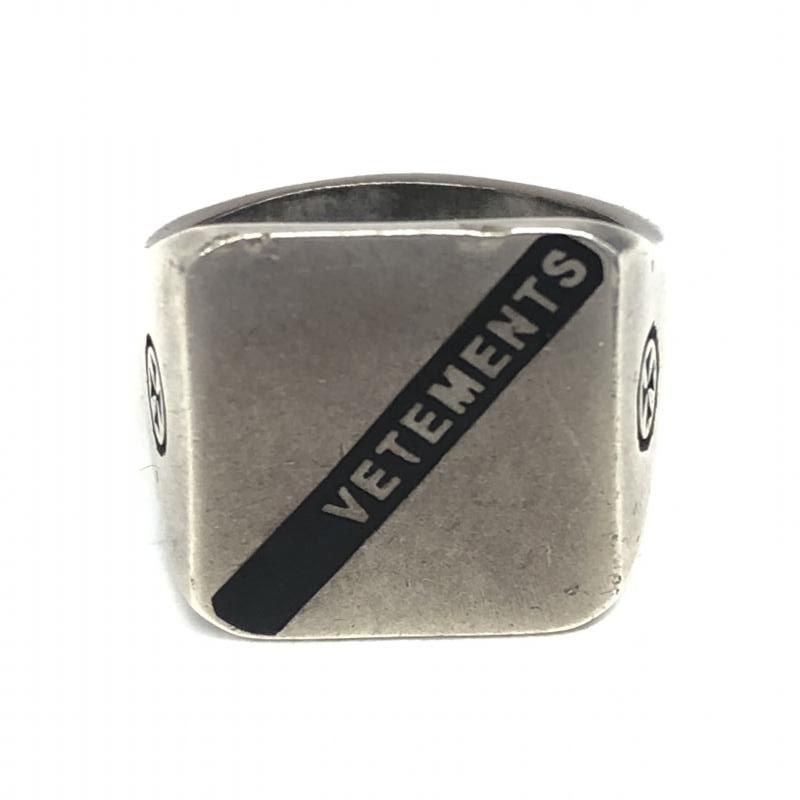 【中古】VETEMENTS　LOGO RING　L　USS198023　ヴェトモン[66]
