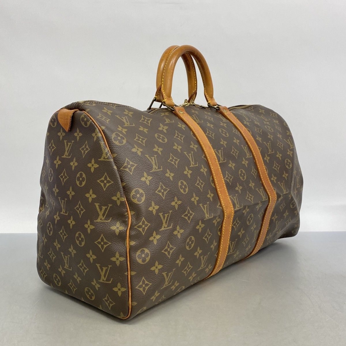 5mb2188-h ルイヴィトン ボストンバッグ モノグラム キーポル50 M41426 ブラウン メンズ レディース ユニセックス