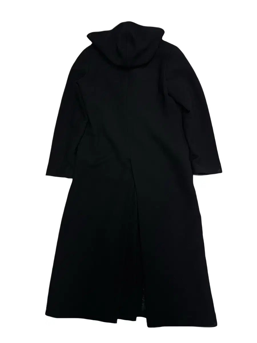 Yohji Yamamoto 黒 フード付きのウールのコート yohji yamamoto pour