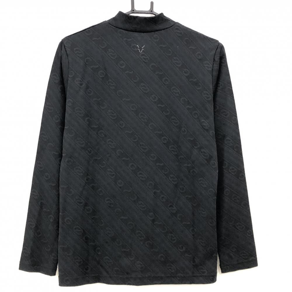 長袖ハイネックシャツ 黒