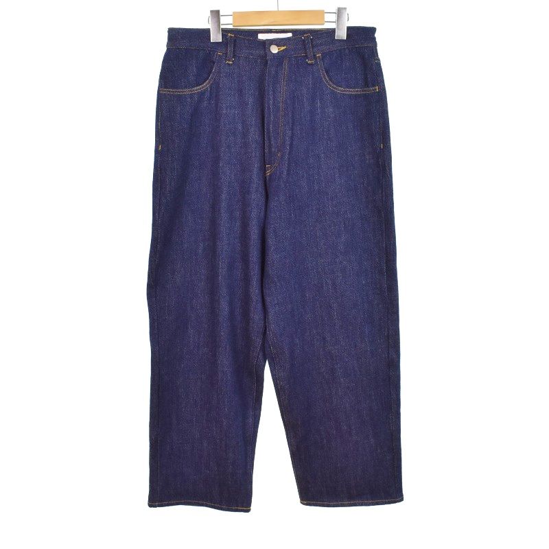 エブリワン everyone soft denim pant ソフト デニムパンツ ジーンズ M 紺 ネイビー EV23-PT08