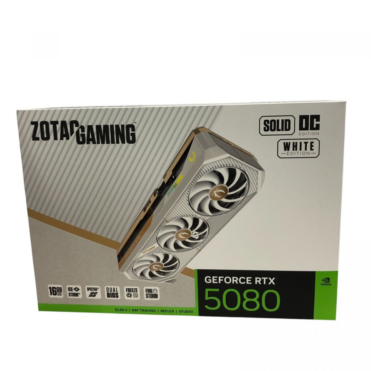 グラフィックボード ZOTAC ゾタック GeForce RTX5080 SOLID OC 16GB 256BIT GDDR7 BQK829117大