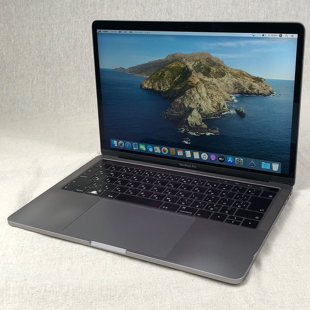【本体のみ】Apple MacBook Pro (13-inch， 2018， Thunderbolt 3ポートx 4) 【Touch Bar・i5・8GB・256GB】A1989 EMC3214/LT-250179（258221）