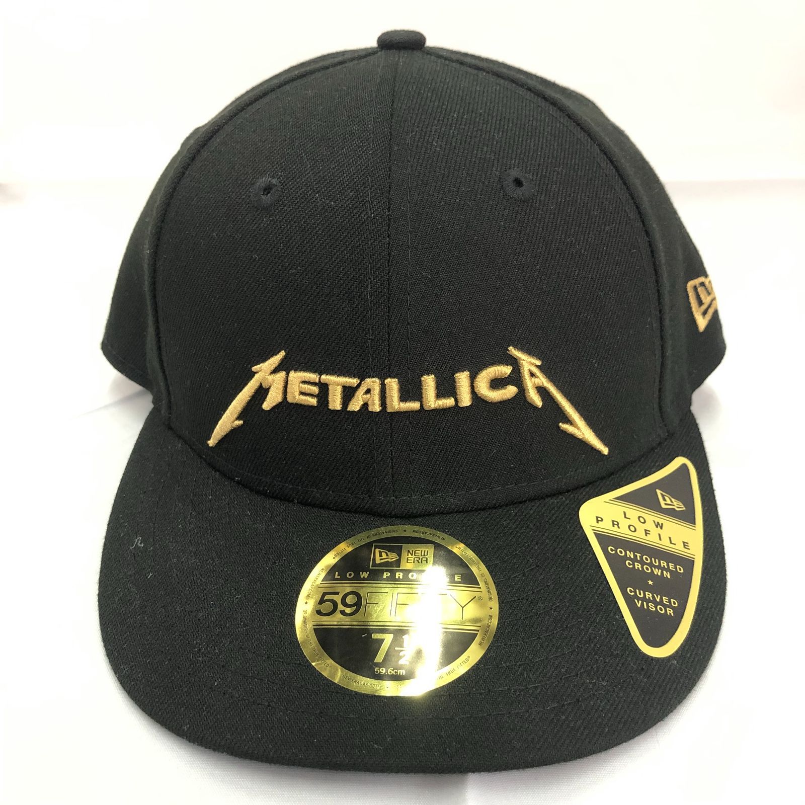 NEW ERA×METALLICA コラボ キャップ 7 1/2 メタリカ ブラック ゴールド