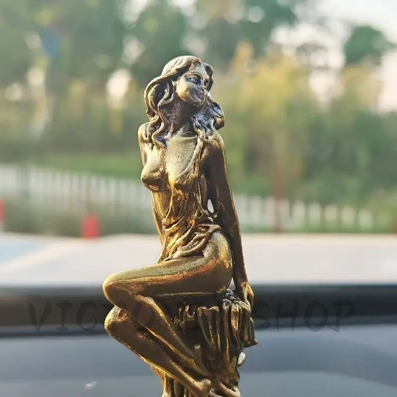 アンティーク 彫刻作品 人物像 顔 手 ビンテージ アート