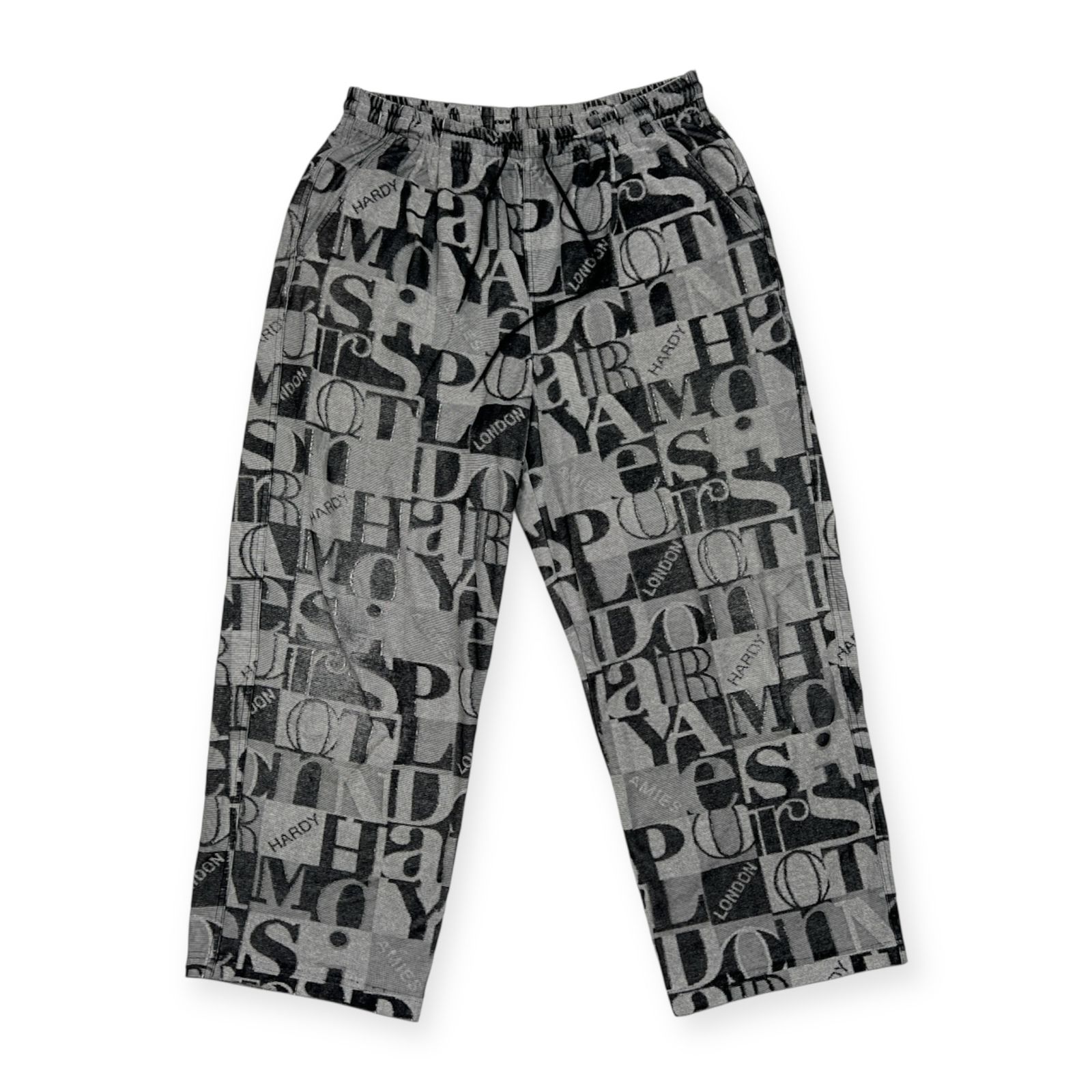 上下セット HARDY AMIES ハーディエイミス 英字総柄 セットアップ 