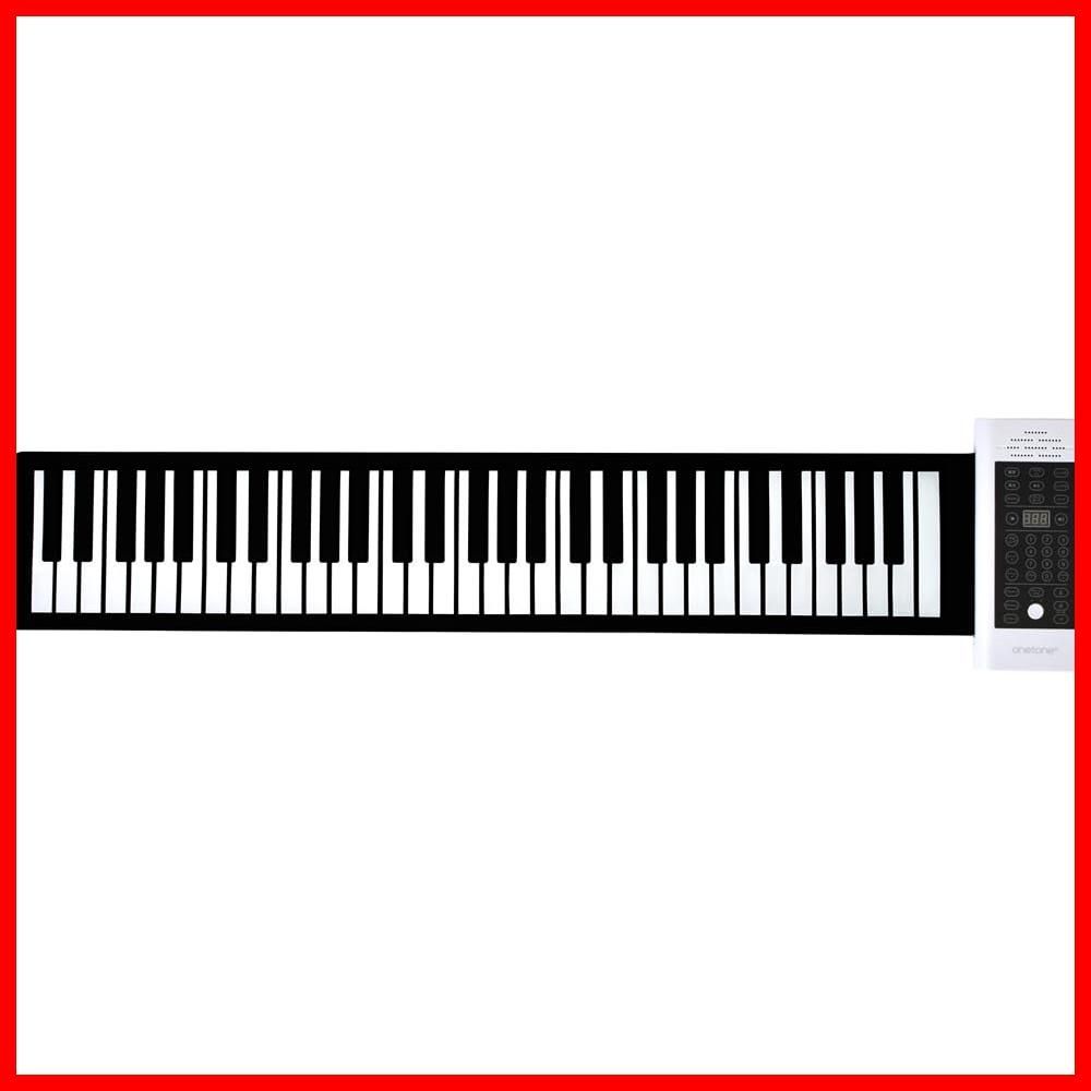 迅速発送】ONETONE ワントーン ロールピアノ (ロールアップピアノ) 61鍵盤 スピーカー内蔵 充電池駆動 トランスポーズ機能搭載  USB-MIDI対応 OTRP-61 サスティンペダル/USBケーブル/日本語マニュアル付属 - メルカリ