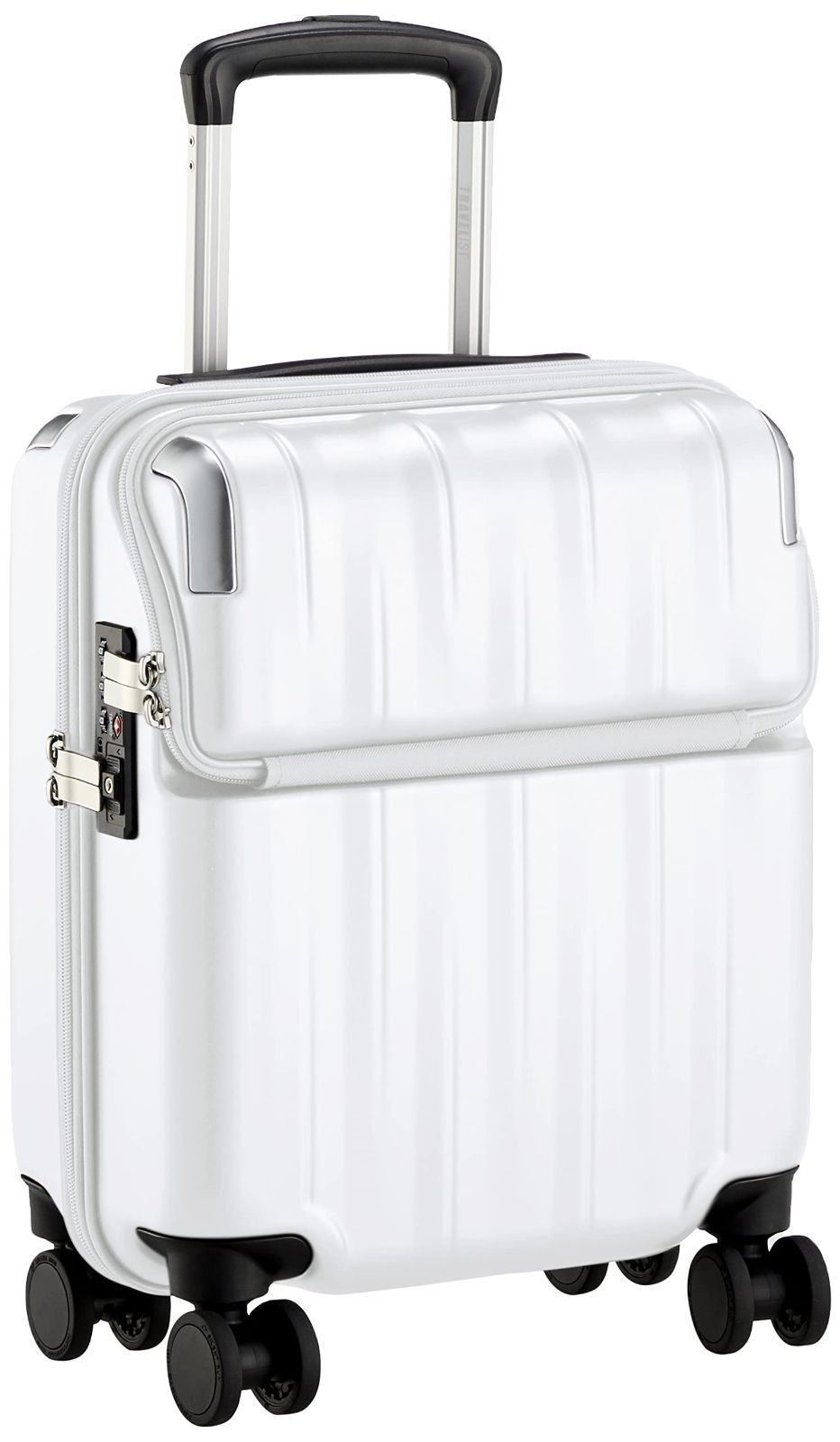 ジッパーキャリー 機内持ち込みサイズ キャリーケース トップオープン フロントオープン スーツケース ブレーキ付き ストッパー付き レスト トラベリスト 23 L コインロッカー対応