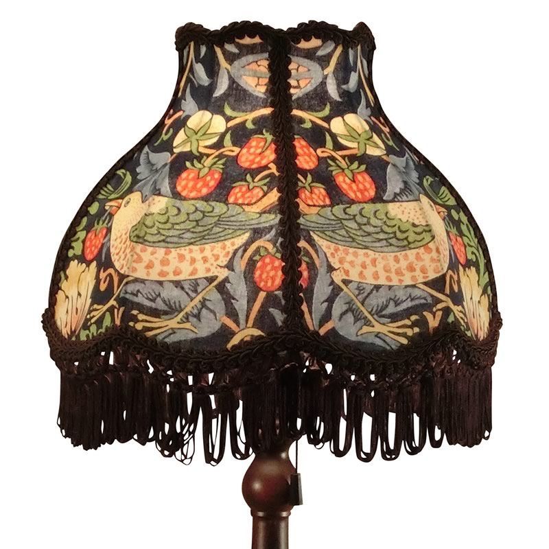 【テーブルランプ：Bタイプ】『いちご泥Strawberry Thief ウィリアム モリス テーブルランプBタイプ『いちご泥棒』Strawberry