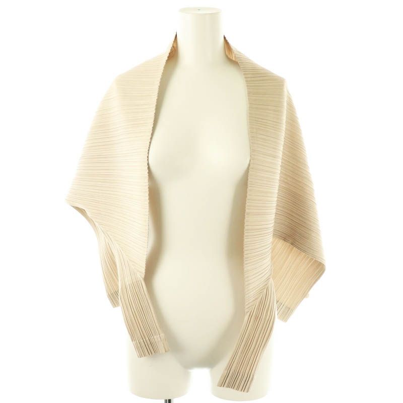 希少✨プリーツプリーズ イッセイミヤケ 変形ジャケット カーディガン 横プリーツ プリーツプリーズ PLEATS PLEASE イッセイミヤケ プリーツ変形