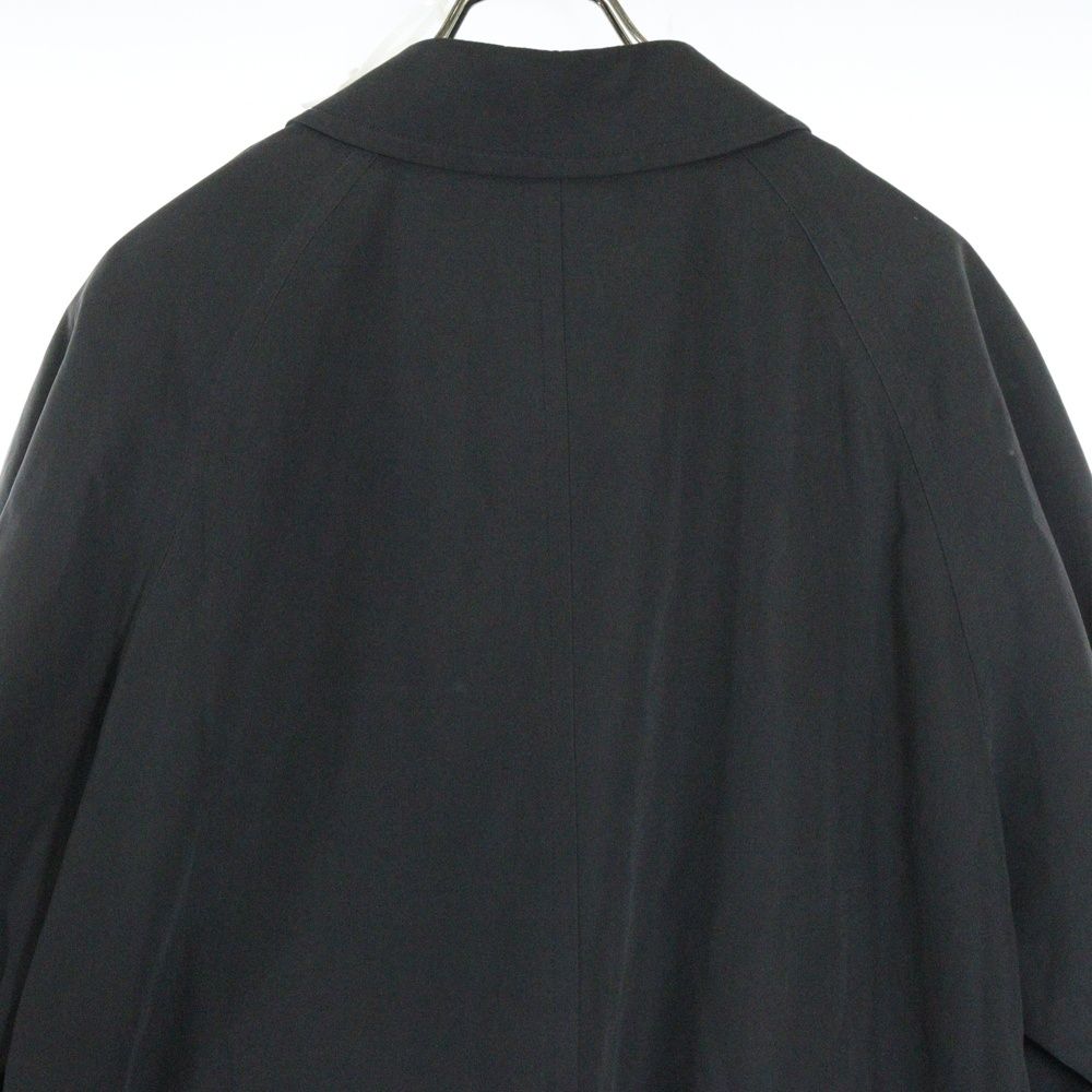 希少　バーバリーズ　ステンカラーコート ネイビー ノバチェック L 金ボタン BURBERRY (バーバリー) ステンカラーコート ロングコート