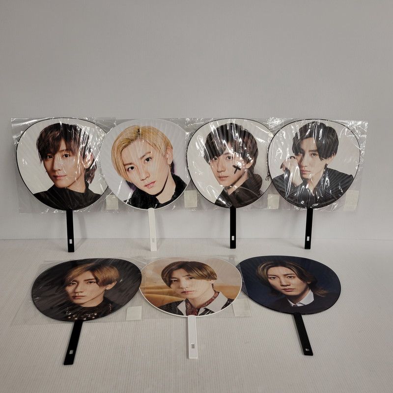 中古品】 SixTONES 京本大我 うちわ セット 【086-250411-rk-2