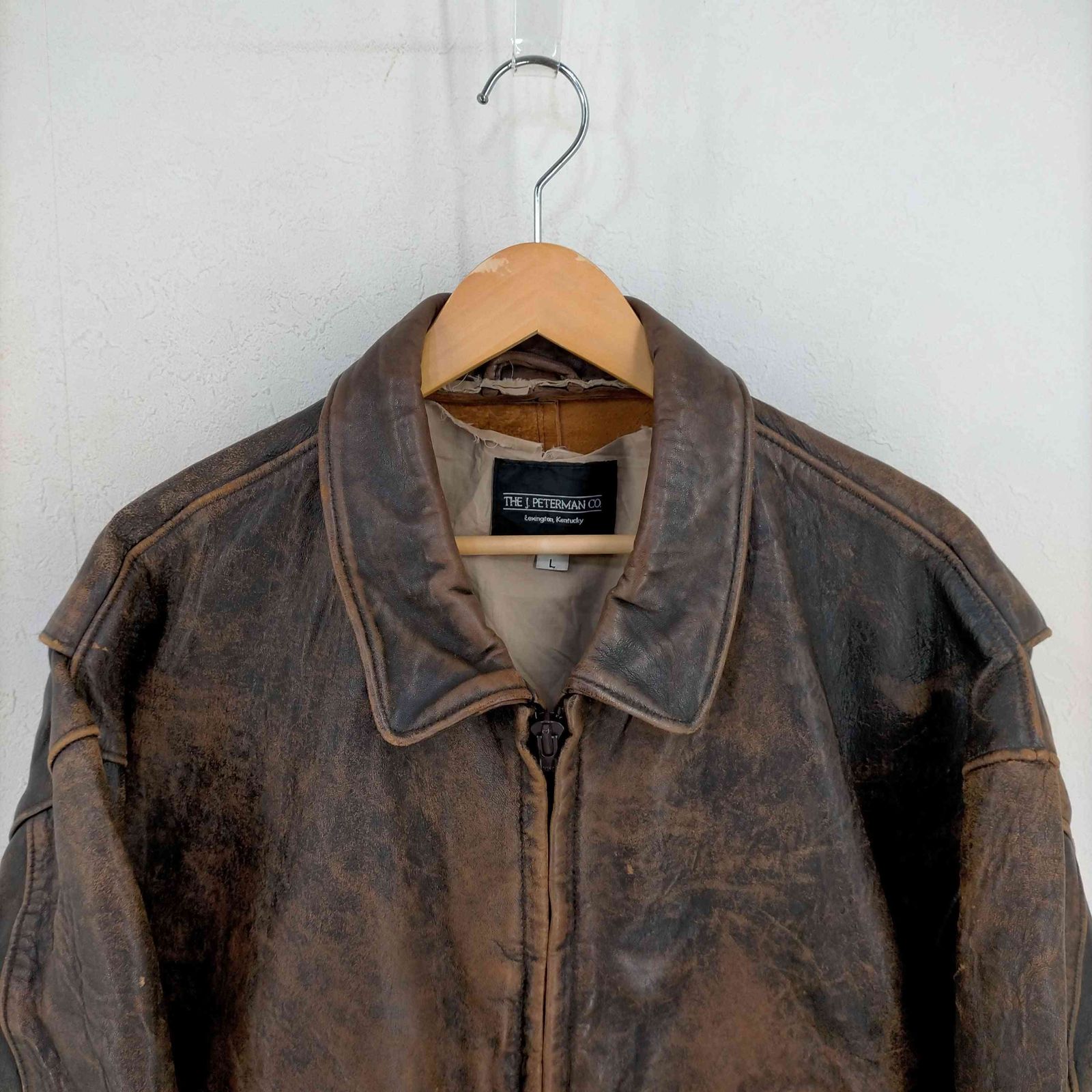 フルギ The J.PETERMAN COMPANY レザージャケット TALON メンズ フルギ The J.PETERMAN COMPANY レザージャケット TALON メンズ