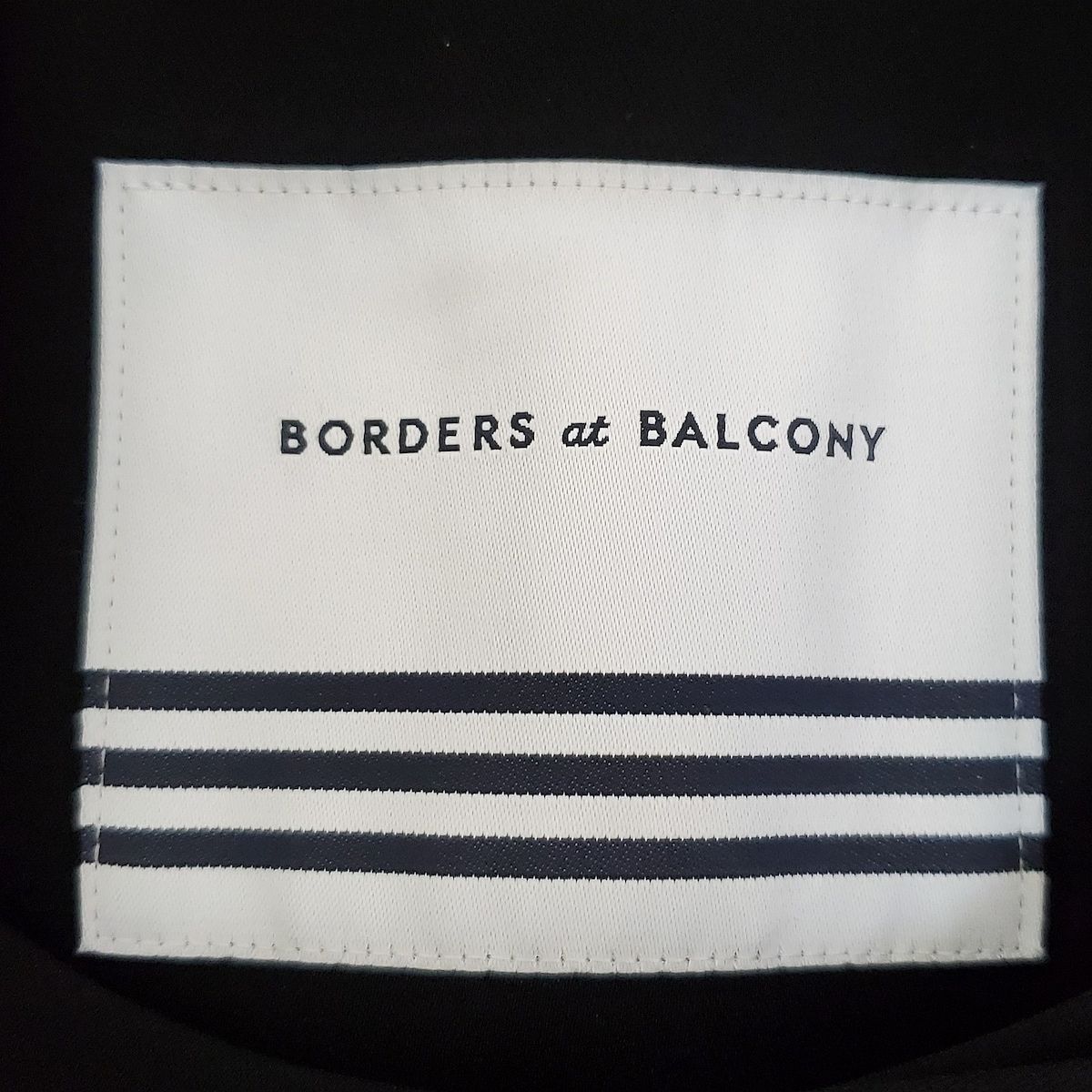 BORDERS at BALCONY(ボーダーズアットバルコニー) ジャケット サイズ38 M レディース美品 - 黒×白 長袖/フェイクパール/春/秋  - メルカリ