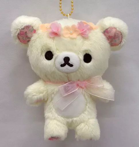 中古】雑貨 コリラックマ(花冠) ぶらさげぬいぐるみ 「リラックマ