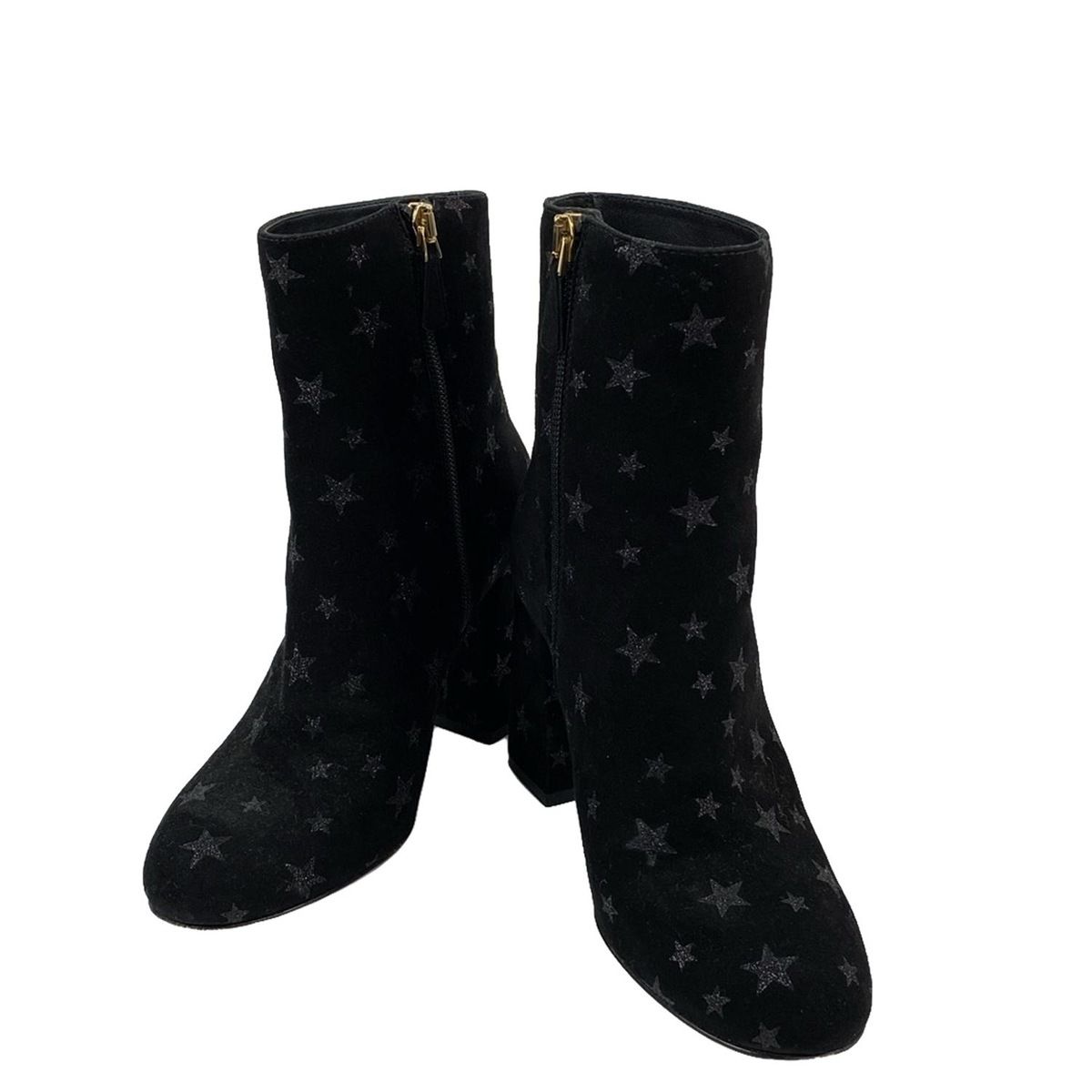 RED VALENTINO レッドバレンチノ ショートブーツ 35 レディース - 黒 ラメ|スター 星 WWW_NOITHATQUANGTHANH_NET